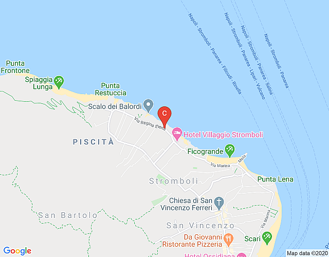 Vista Strombolicchio (Gialla) – Stromboli – Bookwedo map image