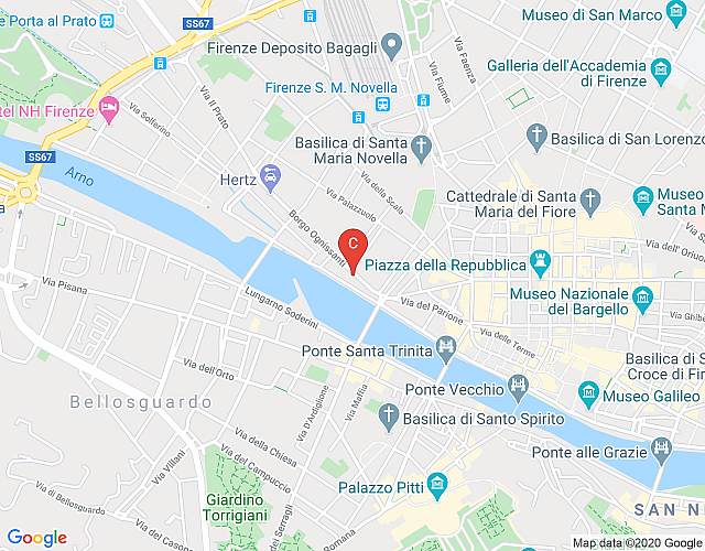 Borgo Ognissanti Piccolo – Bookwedo map image