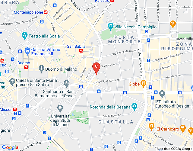 San Babila apartment – Bookwedo map image