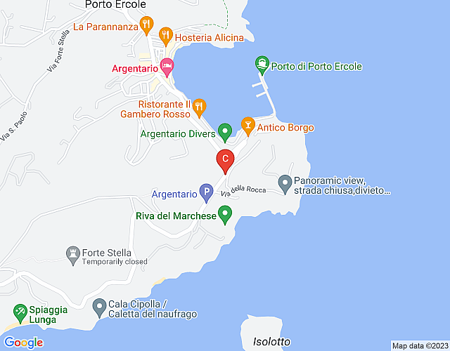 Wonderful Porto Ercole map image