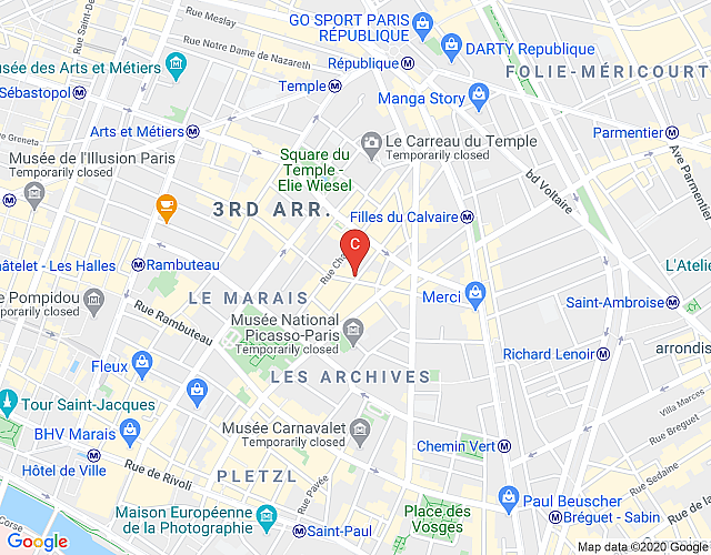 Appartement Marais Saintonge CityCosy map image