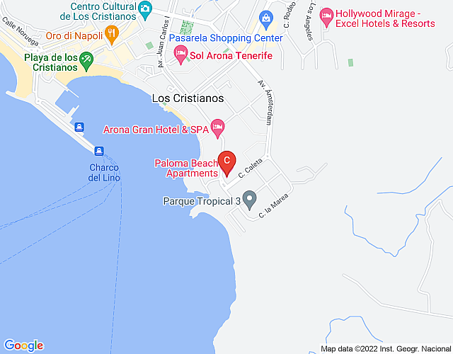 Paloma Beach 10 – One Bed avec vue mer et internet wifi map image