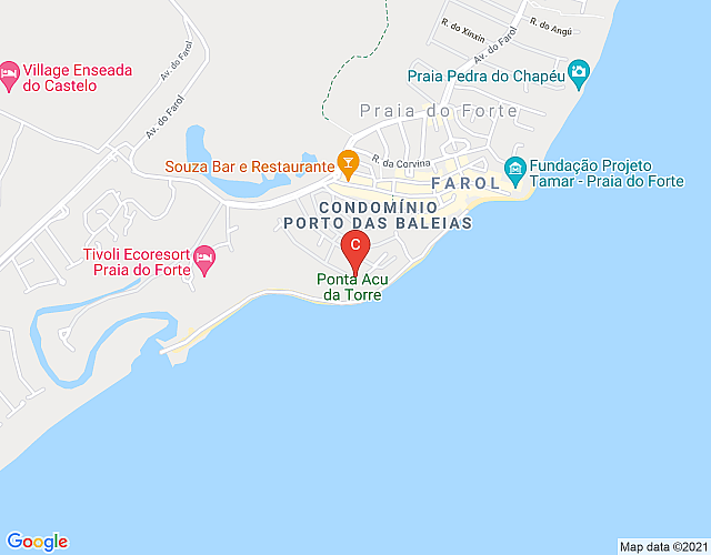 Villa St Florent, Praia do Forte map image