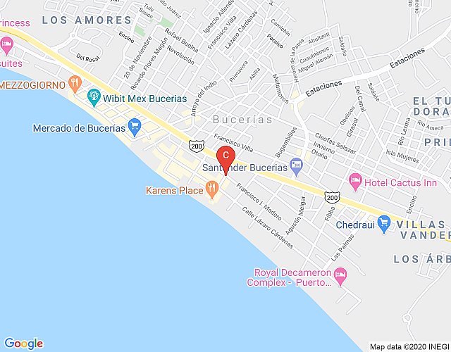 Refugio del Mar Tencha map image