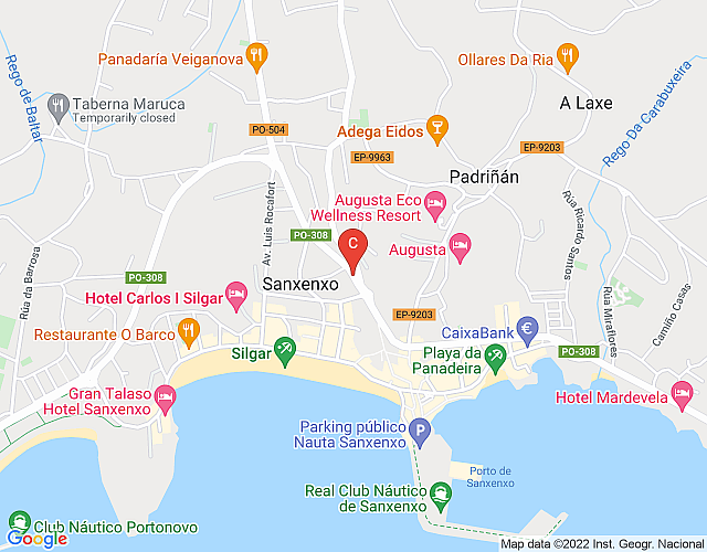Apartment Sanxenxo (130), with pool in the town map image