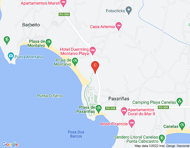 93. Apartament Montalvo 2 (140), beachfront near Sanxenxo map image
