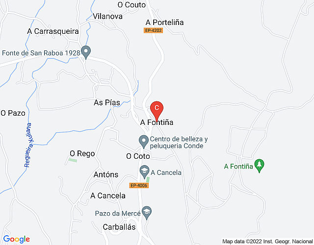 65. Villa Fontiña (323), with pool close to Portugal map image