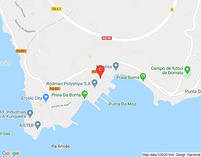 23. Villa Moaña (285), beachfront in Rías Baixas map image