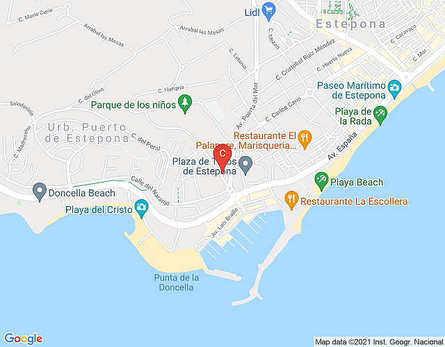 New luxury 2 bed apartment, Puerto deportivo Estepona map image