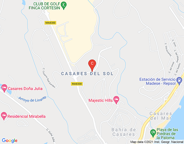 Casares del Sol, 2 bedroom apartment map image