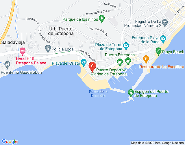 Puerto Deportivo Estepona 2 bedroom apartment map image