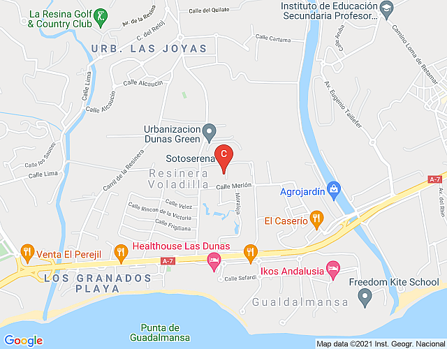 Amazing and exquisite 2 bed apartment, Sotoserena map image