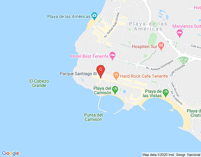 Parque Santiago III 79 – Two Bed on beachfront map image