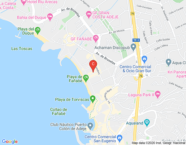 Lagos de Fanabe 7 – One Bed with sea views map image