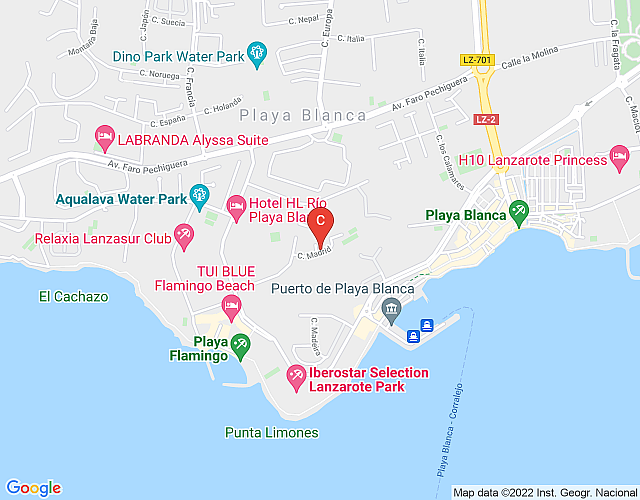Villa Rondas with sea view and jacuzzi map image