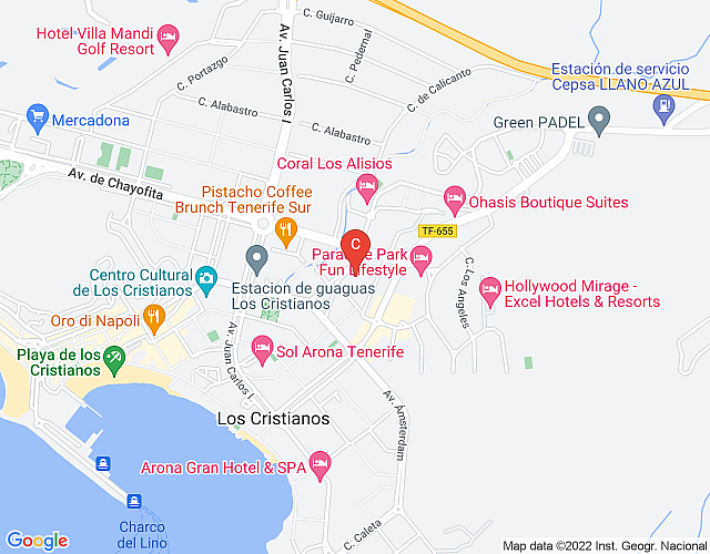 Summerland 11 – One Bed with pool view and wifi internet map image