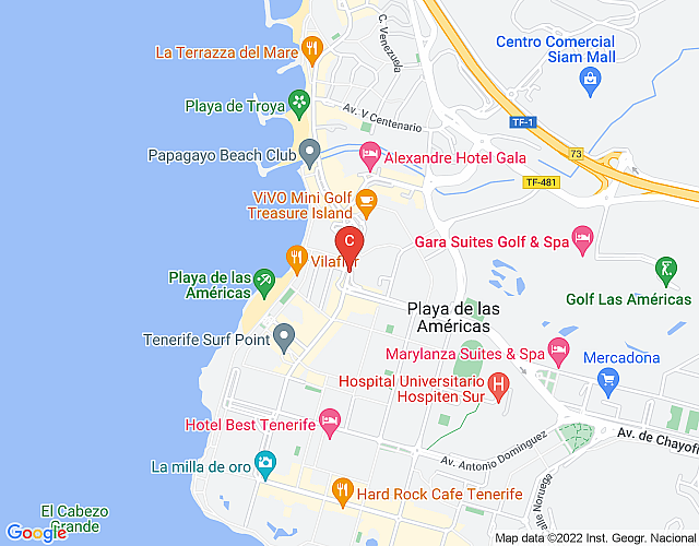 Parque Santiago II 264 – Two Bed with wifi and air conditioning map image