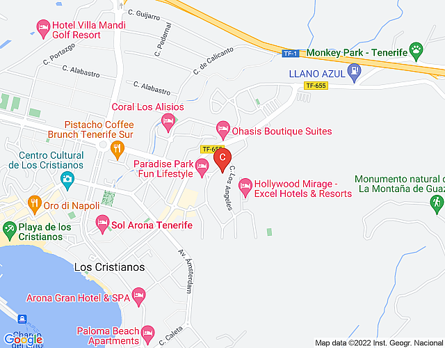 Los Diamantes 22 – Two Bed Penthouse with sea views map image