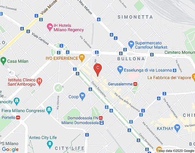 HomeLovers cosy flat Sempione with terrace – Gerusalemme Metro Station map image