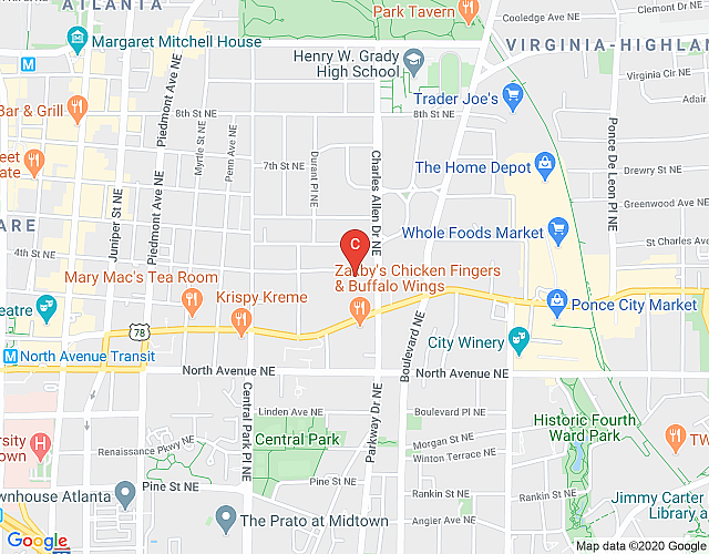 Midtown Guest House – Walk to everything, fiber wifi, free parking map image