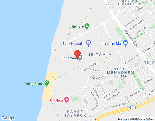 Briga Yam – Luxury Condo with pool, Ir Yamim, EM09KP map image
