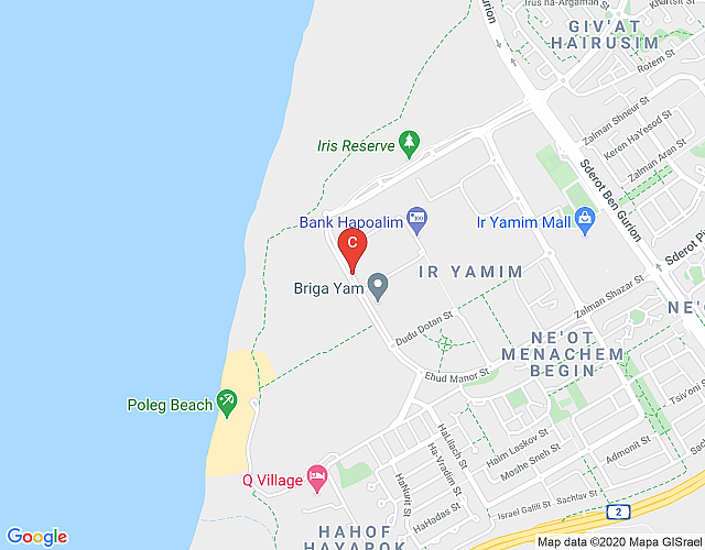 Luxury Ir Yamim Apartment with sea views – EM05KP map image
