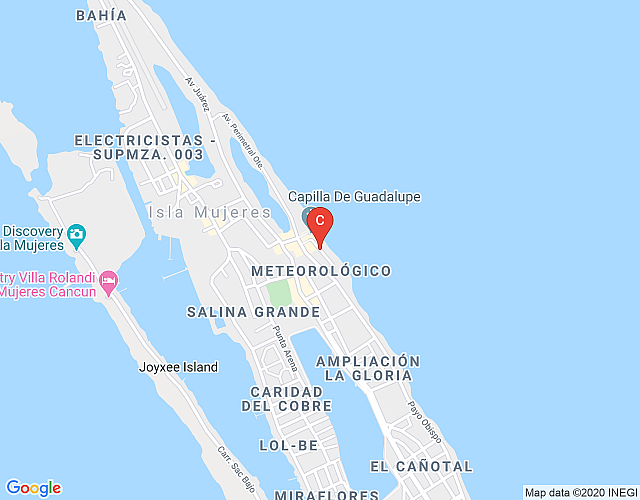 Casa Perla 1 a 2 Bdrm Caribbean Oceanfront Condo w heated pool map image