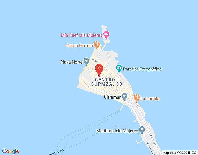 Tres Mentiras – Quintana Roo map image