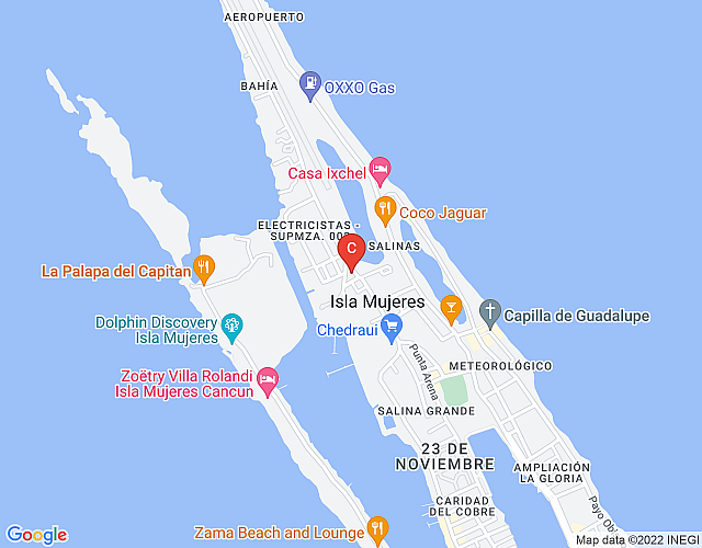 Nautibeach Condo #31 Penthouse on Playa Norte map image