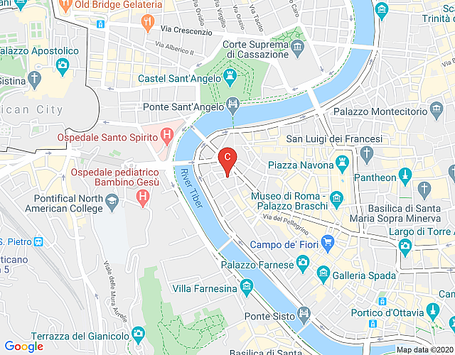 Penthouse Via dei Banchi Vecchi – Bookwedo map image