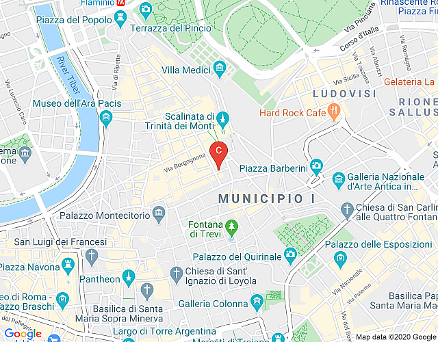 Charming Piazza di Spagna-Bookwedo map image