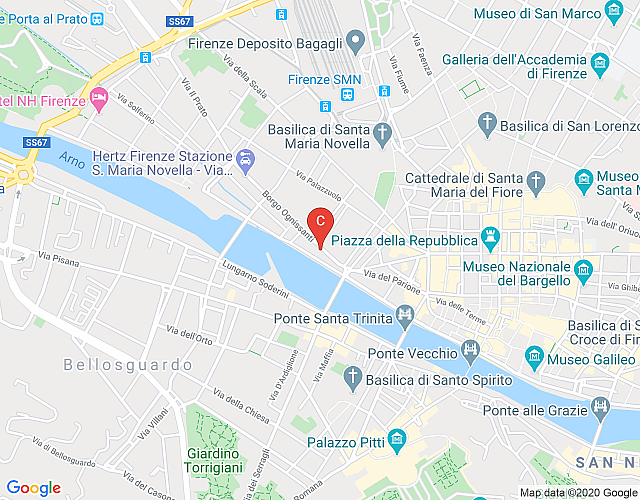 Borgo Ognissanti 1- Bookwedo map image