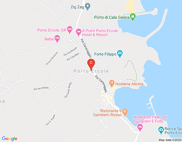 Porto Ercole con vista – Bookwedo map image