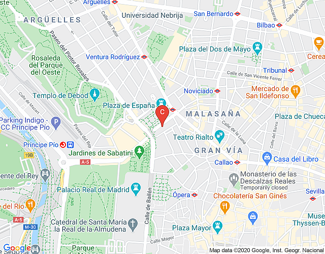 Plaza de España – Bookwedo map image