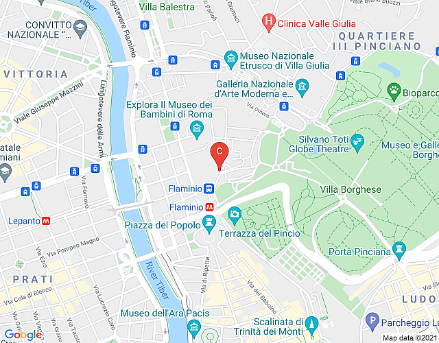 Villa Borghese 4 – Bookwedo map image