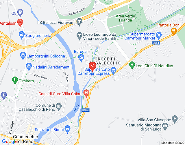 Nuovo app a pochi minuti dal centro di Bologna map image