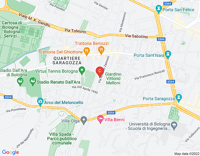 Appartamento di pregio a pochi minuti dal centro di Bologna map image