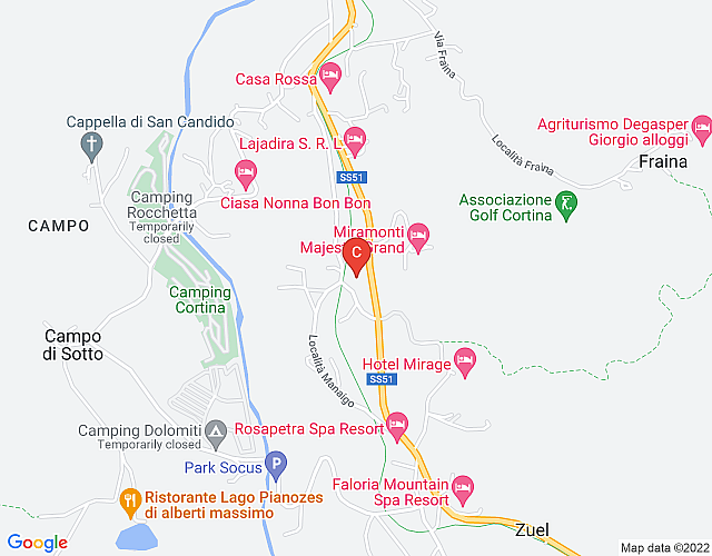 3BR – Cortina d’Ampezzo – APP map image