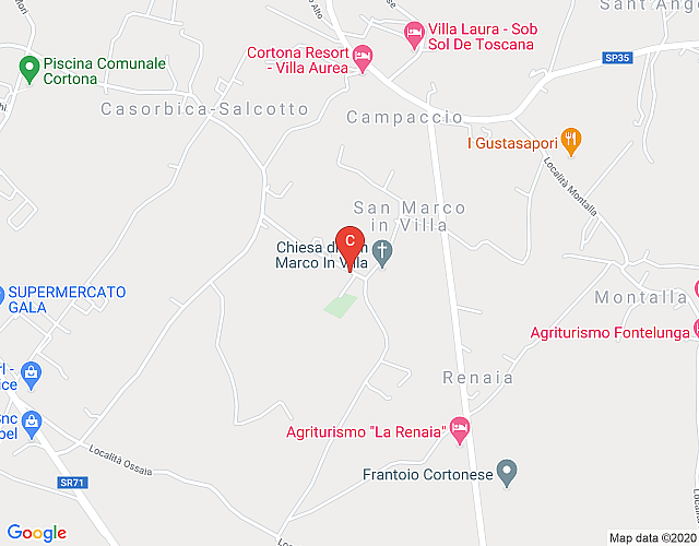 Toscana Fantastica, Cottage – Rifugio toscano a Cortona, elegante country cottage map image