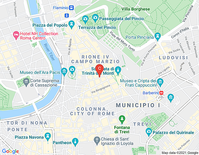 Le Terrazze del Leone, Bellissimo Attico in Piazza di Spagna con due Terrazzi e Vista Divina map image