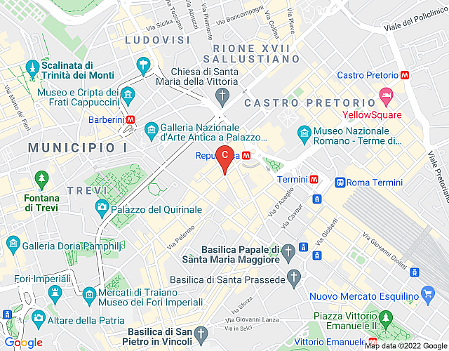 Le Fontane – Appartamento perfetto, luminoso, chic, Roma moderna, Centro Storico map image