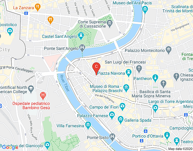Piazza Navona”Timeless Rome”, eleganza aristocratica in un palazzo, map image