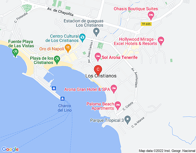 Comodoro 6 – One Bed map image