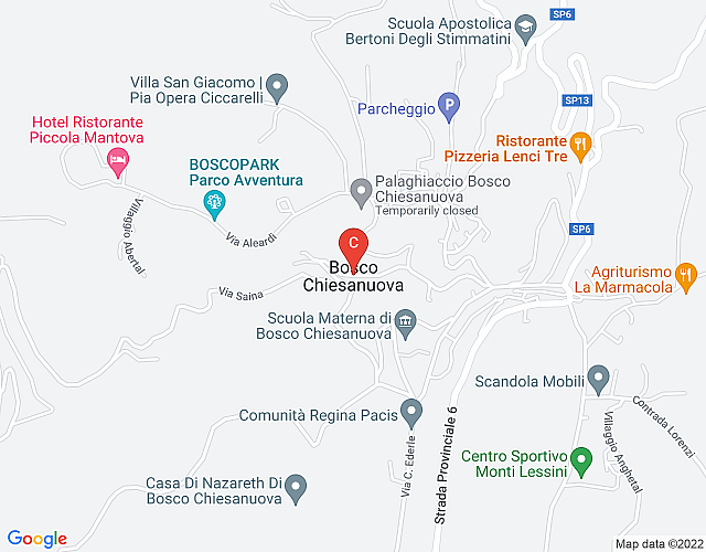 Appartamento Bosco Lessini Cielo map image