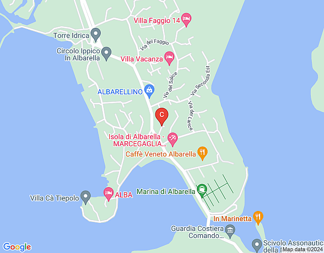 Villa Dogi ad Isola Albarella map image