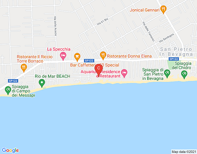 Villa Kareema DX accesso diretto in Spiaggia di San Pietro map image