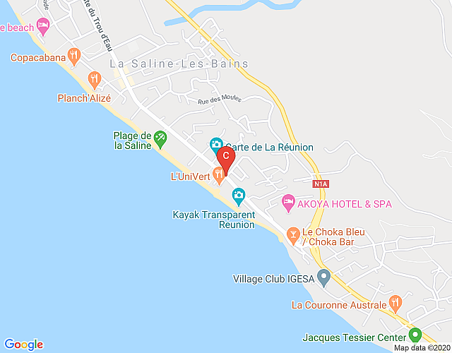 Bungalo, Saline les Bains map image