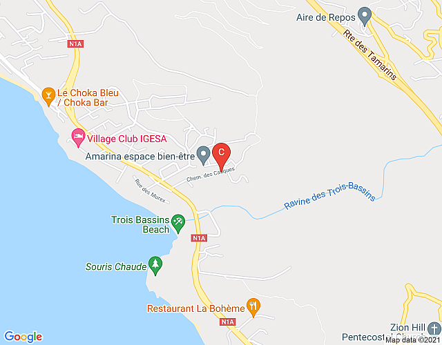 VILLA Aloe Vera, Saline les Bains map image
