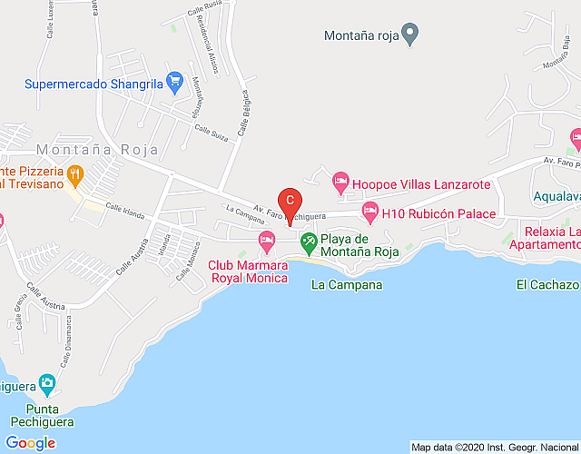 Villa Lucia – 2 bedroom Villa in Playa Blanca, Lanzarote map image
