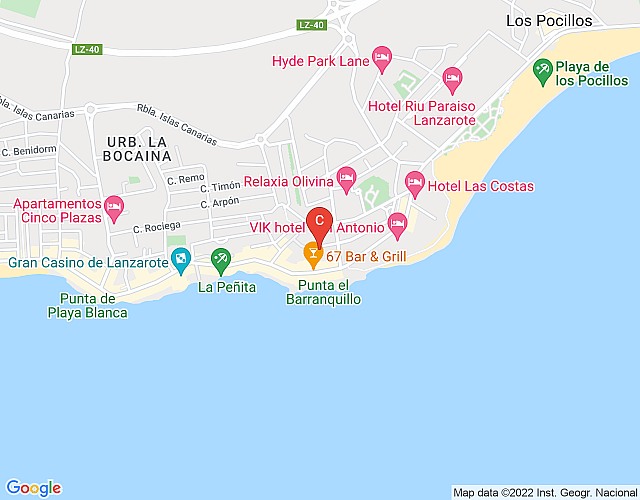 Paradise 1 – A great location in Puerto Del Carmen, with Communal Pool map image